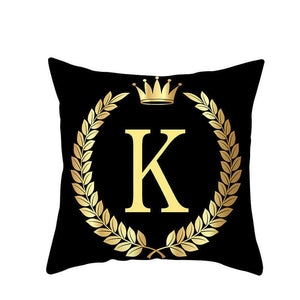 Cushions & Decorative Pillows 45 X 45Cm Letter Cushion Cover Crown K