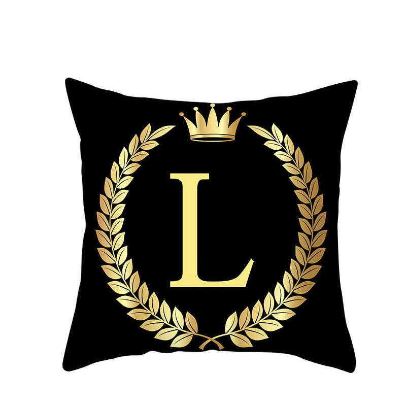 Cushions & Decorative Pillows 45 X 45Cm Letter Cushion Cover Crown