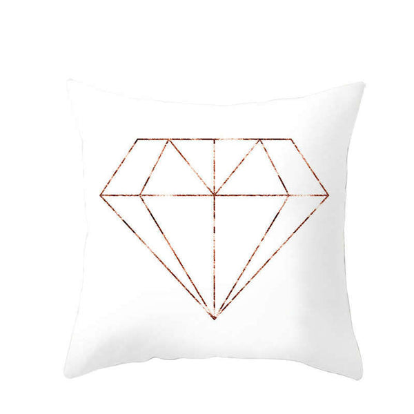 Cushions & Decorative Pillows 45 X 45Cm Rosegold Cushion Cover