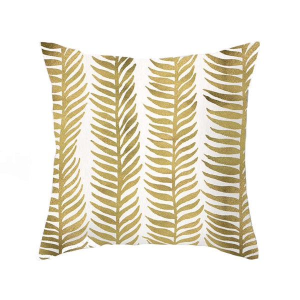 Cushions & Decorative Pillows 45 X 45Cm Gold Printed Cushion Cover