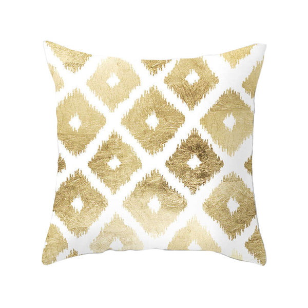 Cushions & Decorative Pillows 45 X 45Cm Gold Printed Cushion Cover