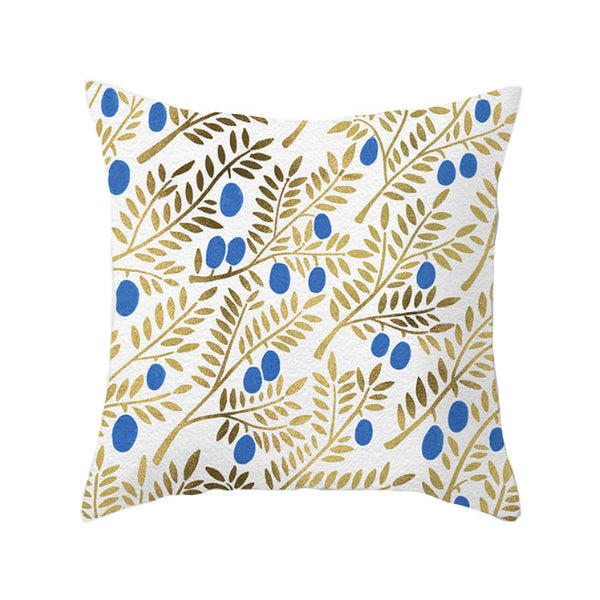 Cushions & Decorative Pillows 45 X 45Cm Gold Printed Cushion Cover