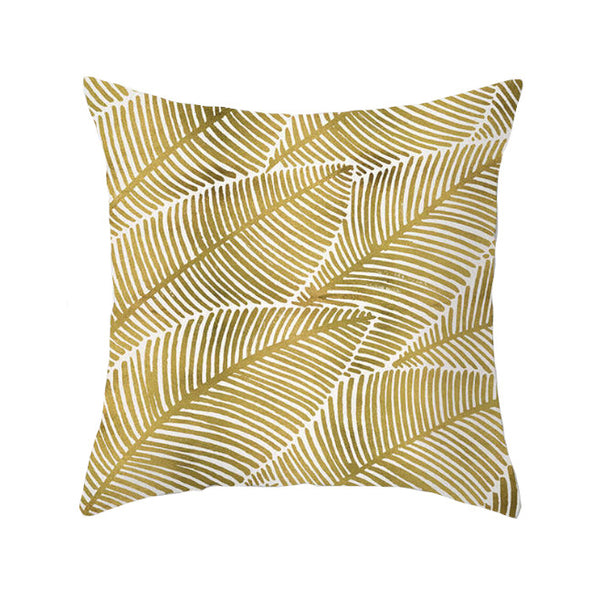 Cushions & Decorative Pillows 45 X 45Cm Gold Printed Cushion Cover