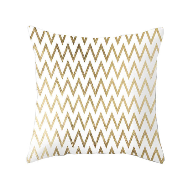 Cushions & Decorative Pillows 45 X 45Cm Gold Printed Cushion Cover