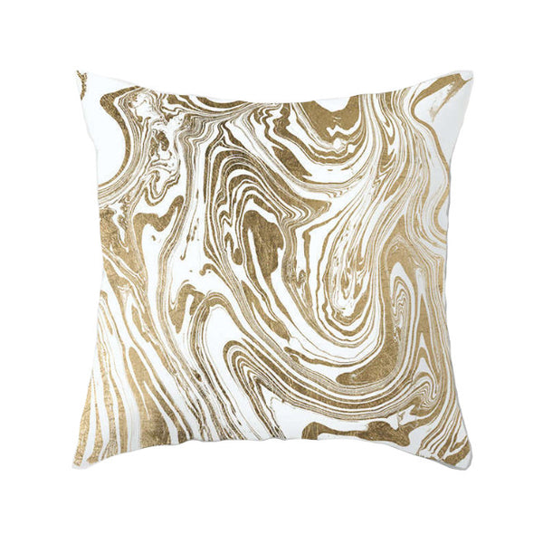 Cushions & Decorative Pillows 45 X 45Cm Gold Printed Cushion Cover