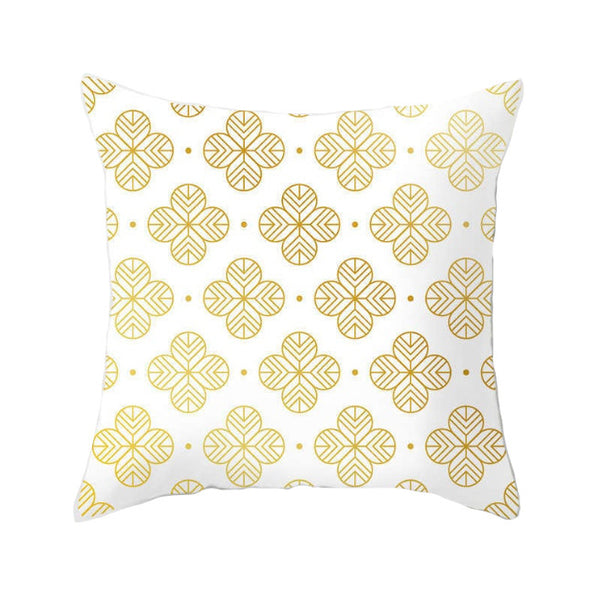 Cushions & Decorative Pillows 45 X 45Cm Gold Printed Cushion Cover