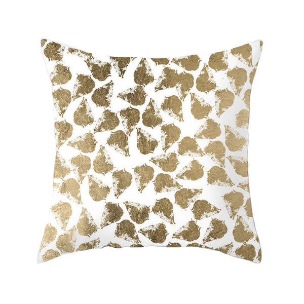 Cushions & Decorative Pillows 45 X 45Cm Gold Printed Cushion Cover