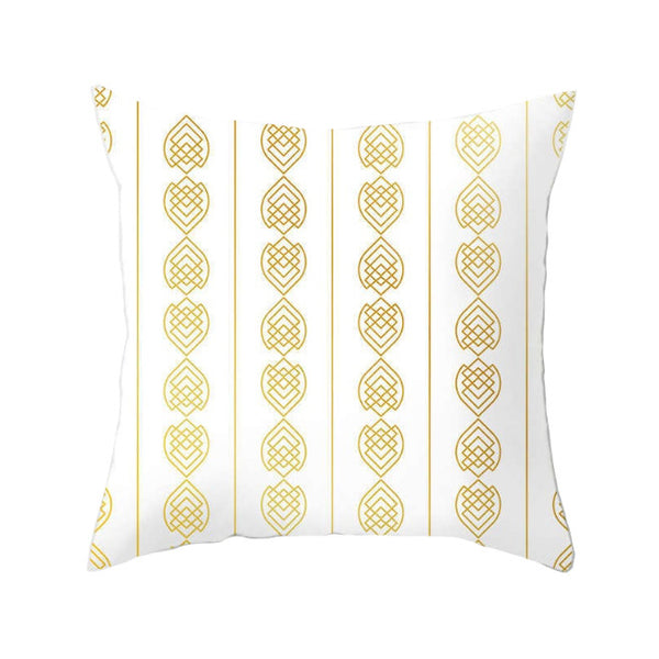 45 X 45Cm Gold Printed Cushion Cover