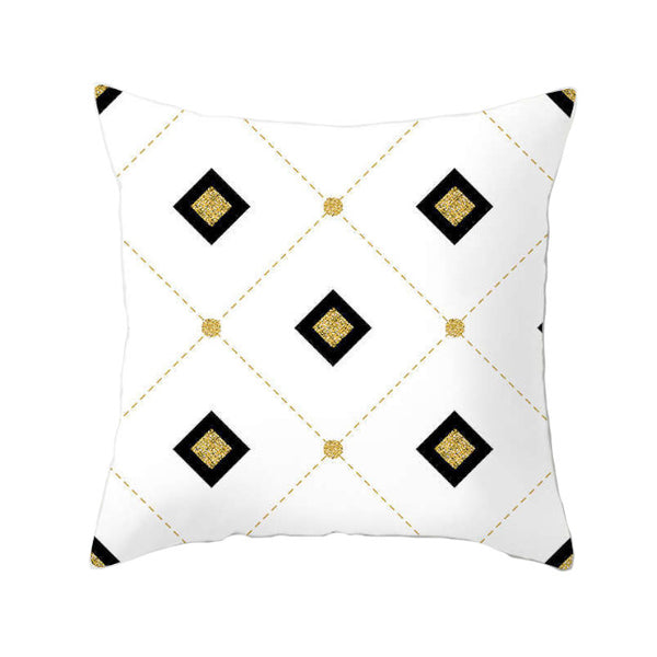 Cushions & Decorative Pillows 45 X 45Cm Gold Printed Cushion Cover