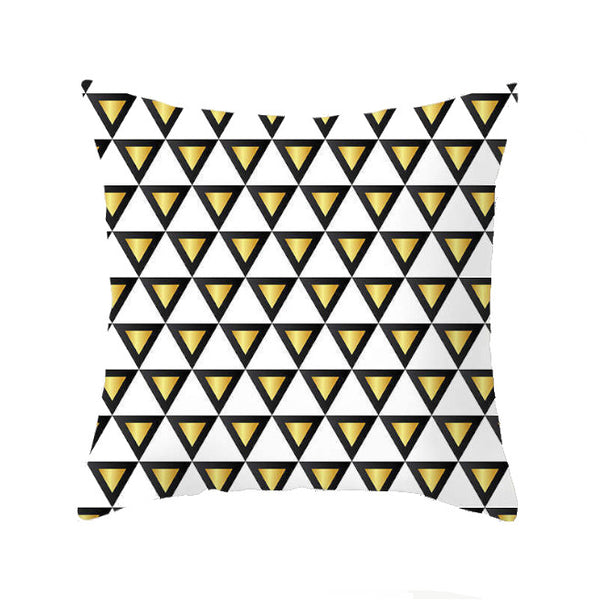 Cushions & Decorative Pillows 45 X 45Cm Gold Printed Cushion Cover