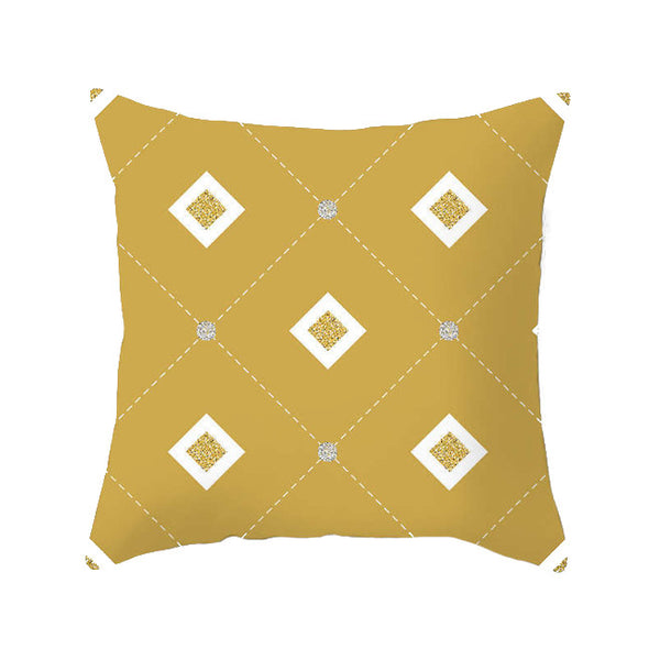 Cushions & Decorative Pillows 45 X 45Cm Gold Printed Cushion Cover