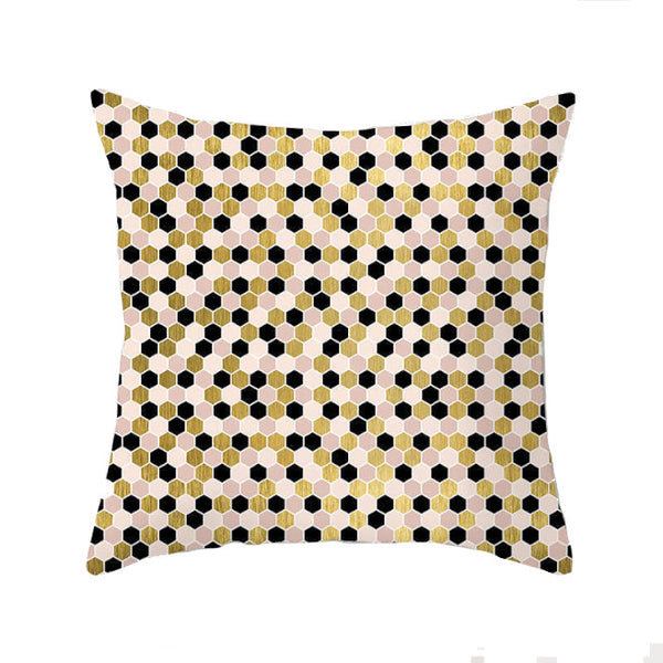 Cushions & Decorative Pillows 45 X 45Cm Gold Printed Cushion Cover