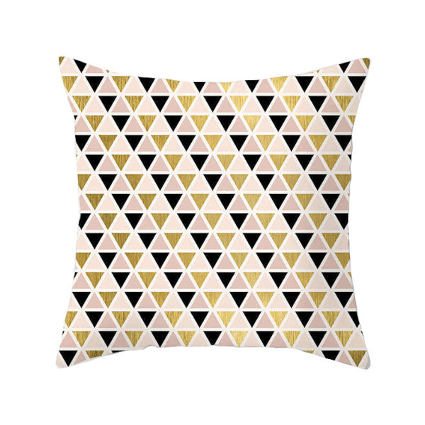 45 X 45Cm Gold Printed Cushion Cover