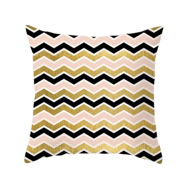 Cushions & Decorative Pillows 45 X 45Cm Gold Printed Cushion Cover