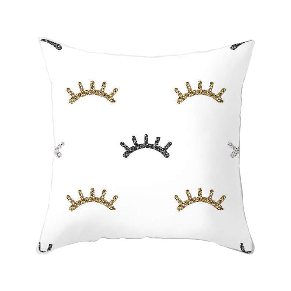 45 X 45Cm Gold Printed Cushion Cover