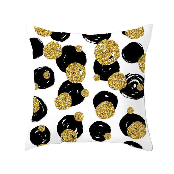 Cushions & Decorative Pillows 45 X 45Cm Gold Printed Cushion Cover