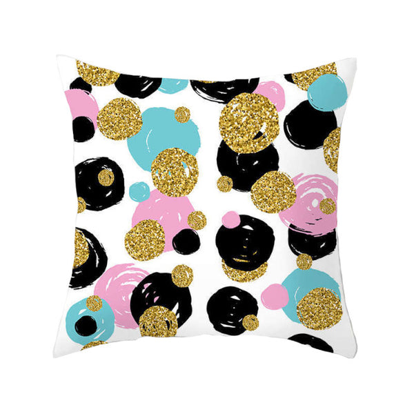 Cushions & Decorative Pillows 45 X 45Cm Gold Printed Cushion Cover