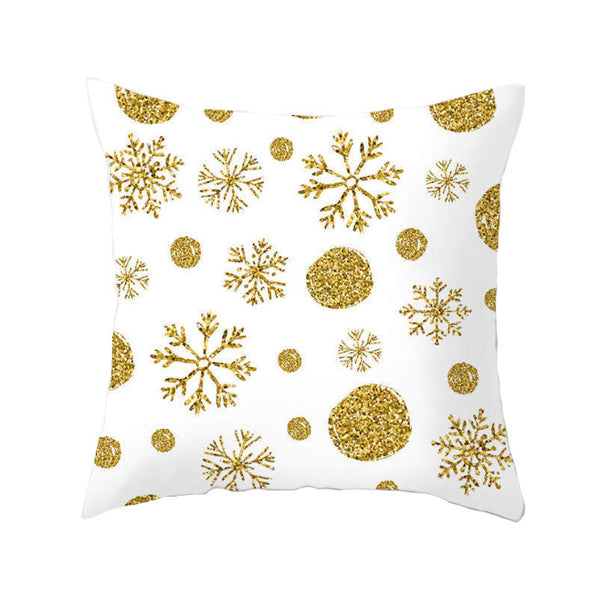 45 X 45Cm Gold Printed Cushion Cover