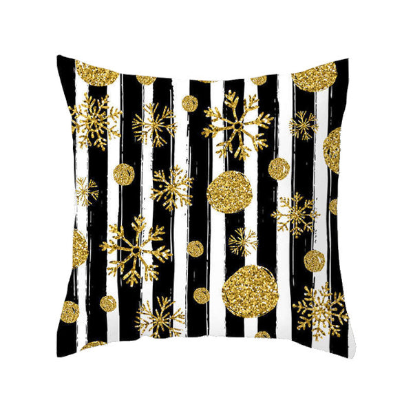 45 X 45Cm Gold Printed Cushion Cover