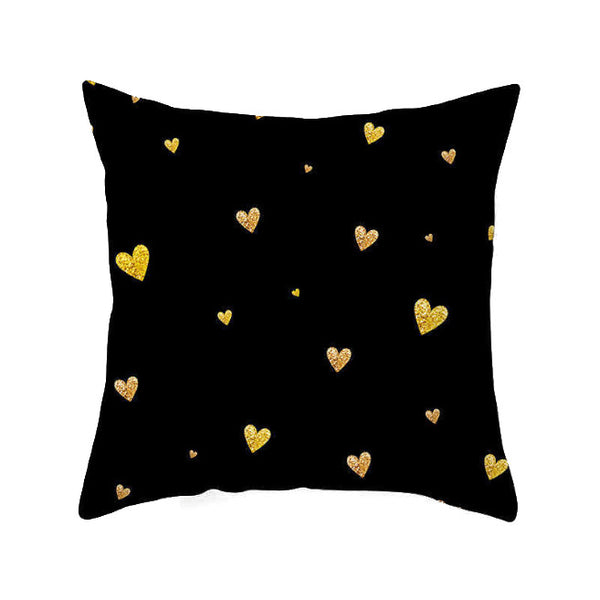 Cushions & Decorative Pillows 45 X 45Cm Gold Printed Cushion Cover