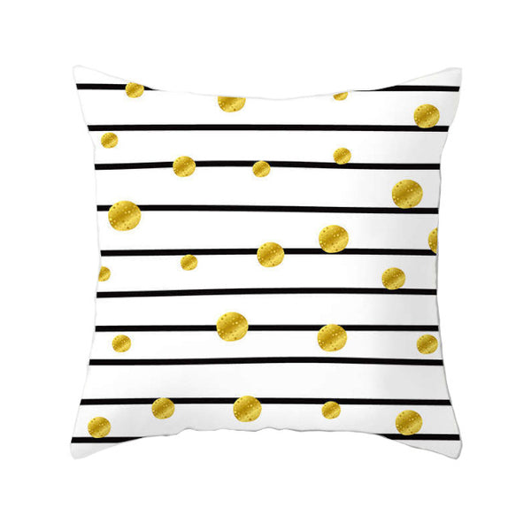 Cushions & Decorative Pillows 45 X 45Cm Gold Printed Cushion Cover