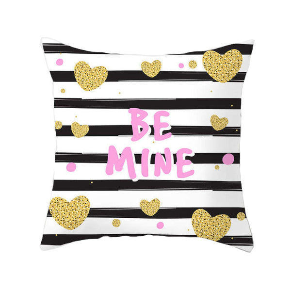 Cushions & Decorative Pillows 45 X 45Cm Gold Printed Cushion Cover