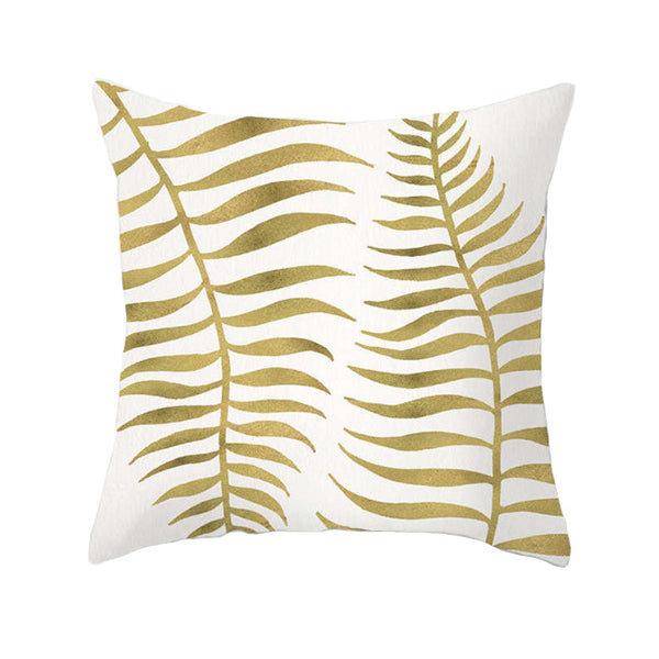 Cushions & Decorative Pillows 45 X 45Cm Gold Printed Cushion Cover