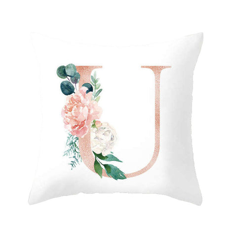 Cushions & Decorative Pillows 45 X 45Cm Letter Cushion Cover Ver 60