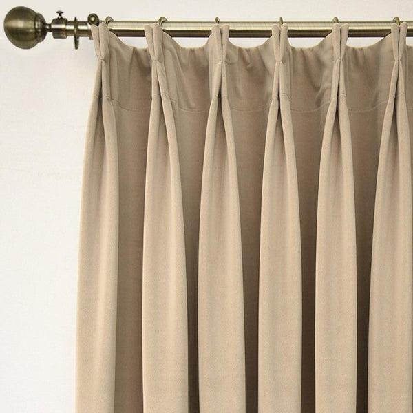 Curtains & Drapes 150 Centimetre Light Pawn High Quality Modern Velvet Blackout Curtains For Living Room Bedroom Dining Luxury Window Drape