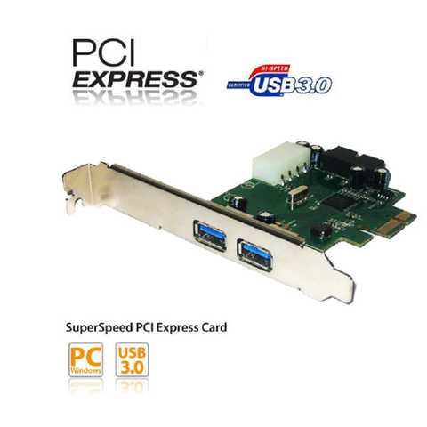 4 Port Usb3.0 Pci-Expresses Card (2 External + Dual Internal Connector)