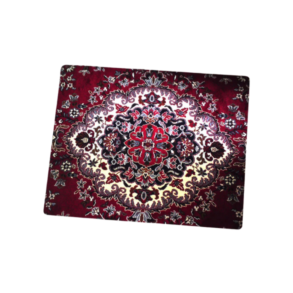 Desk Mats Mouse Pad Maroon 22 X 18 Centimetre Persian Tribal Carpet Non Slip Mat