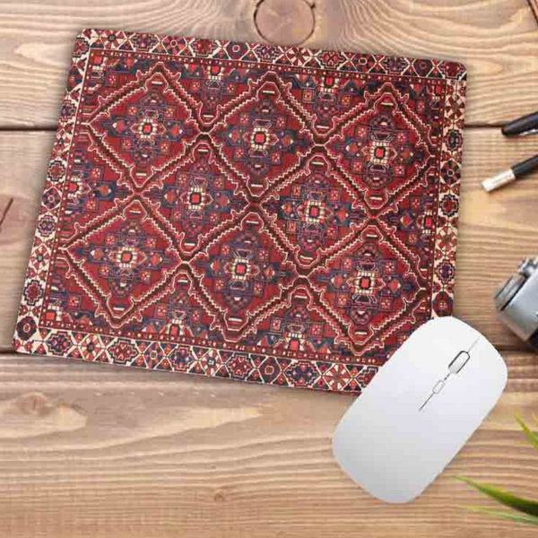 Desk Mats Mouse Pad Brown 22X18cm Persian Tribal Carpet Computer Office Desk Mat