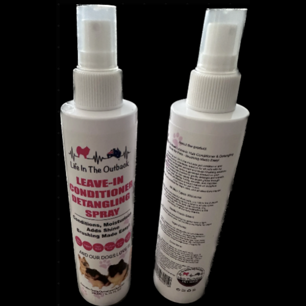 Dog Grooming 1X Life In The Outback Leave Conditioner Detangling Spray