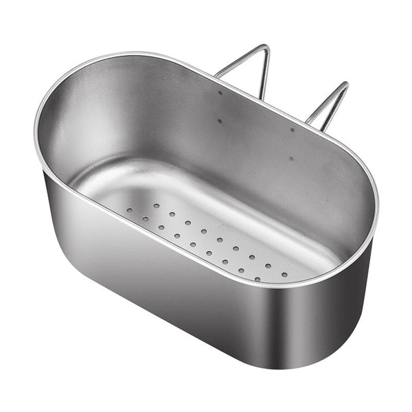 Sink Organisers Stainless Steel Drain Basket Basin Kitchen