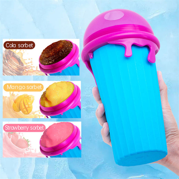 Slushie Makers 500 Milliliter Slushy Cup Quick Frozen Smoothie Fast Cooling Magic Ice Cream Maker