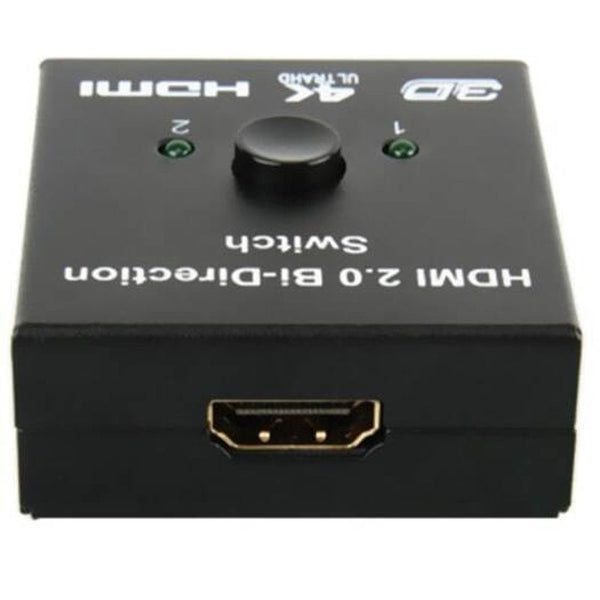 4K Hdmi Bidirectional Splitter Switch Black