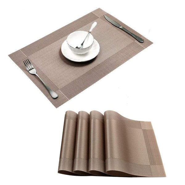 Placemats Place Mats Stylish Heat Resistant Non Slip Washable Table Protection