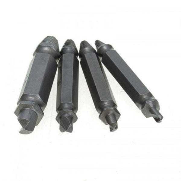 Other Hand Tools 4Pcs Double Side Damaged Screw Extractor Out Remover Bolt Stud Tool Gray