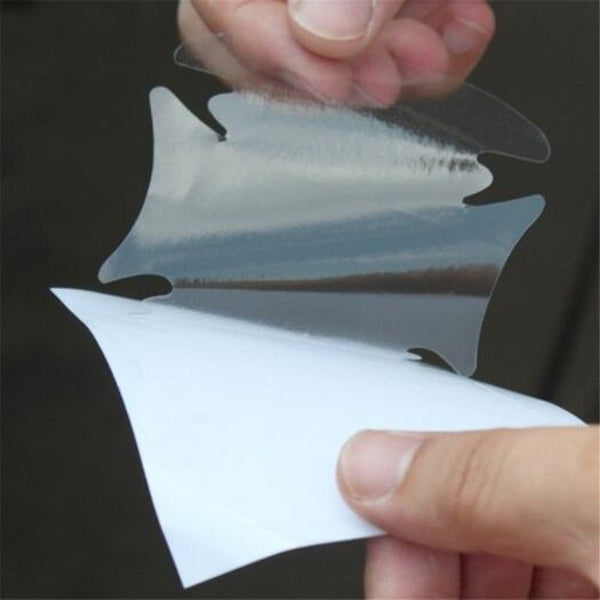 Decals & Stickers 4Pcs / Pack Car Door Handle Protection Film Sticker Prevent Scratching White