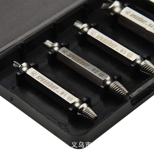 Other Hand Tools Screw Extractors 4Pcs Double Head Damaged Broken Kit