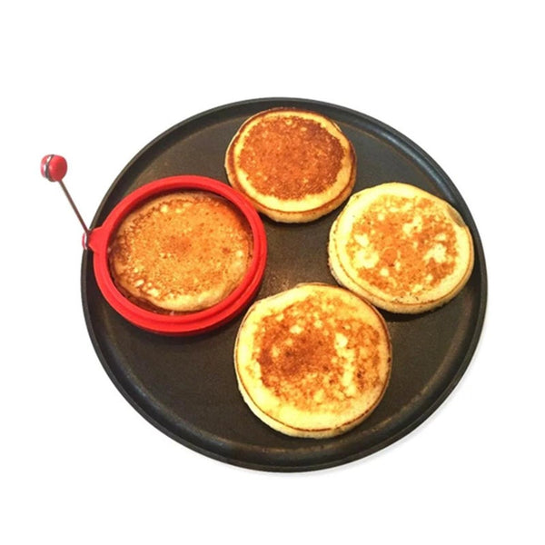 4Pcs Round Shape Silicone Nonstick Frying Egg Mould Ring Pancake Rings Mold For Kitchen Cooking