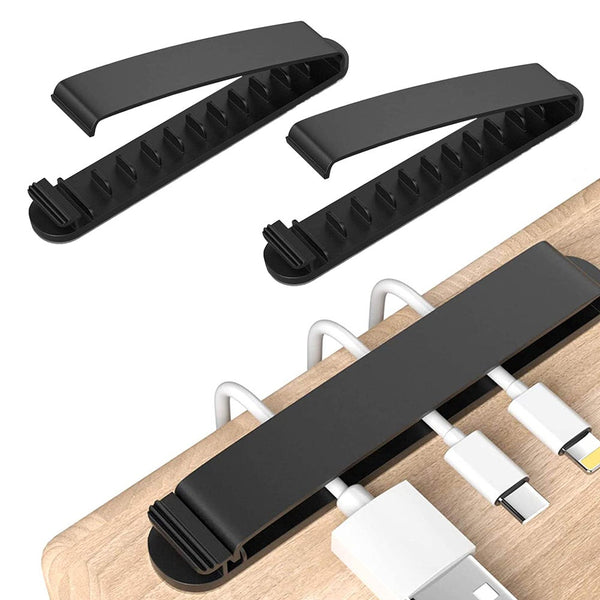 Cable Ties & Organisers 4 Pieces Set Multi Slots Self Adhesive Cable Holder Clips Usb Charging