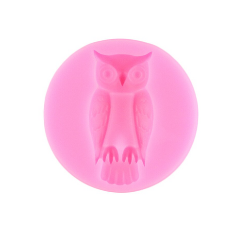 4Pcs Halloween Owl Molding Silicone Diy Cookie Fondant Cake Baking Mould Tool