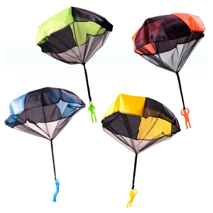 Other Classic Toys 4 Pcs Tangle Free Toy Parachute Simply Toss It High And Watch Fly