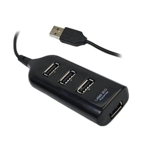 USB Cables, Hubs & Adapters 4Ports Usb 2.0Speed Mini Hub Black