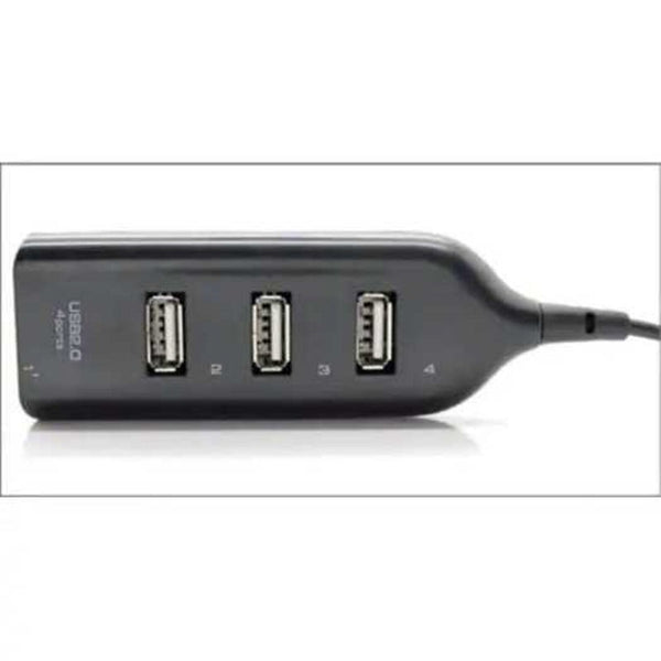 USB Cables, Hubs & Adapters 4Ports Usb 2.0Speed Mini Hub Black