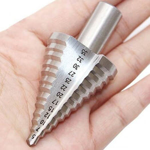 Drill Bits 5 35Mm High Speed Steel Step Drill Silver