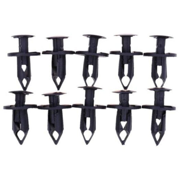 Mouldings, Trim 50Pcs 31403 8Mm Car Plastic Retainer Clips Black