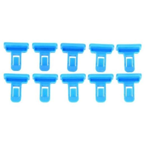 Mouldings, Trim 50Pcs Car Plastic Fasterner Clips Sapphire Blue