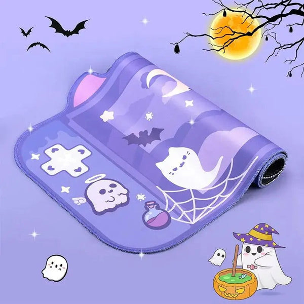 Desk Mats Mouse Pad Light Violet Cute Kawaaii Game Non Slip Soft Rubber Mat For Computers